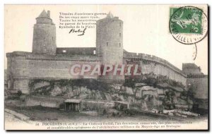 Old Postcard Fougeres Chateau feudal