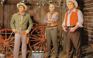 2~Postcards NV Nevada  PONDEROSA RANCH~Bonanza TV Show & Wax Cartwright Family 