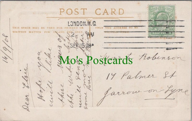 Genealogy Postcard - Robinson, 17 Palmer Street, Jarrow-On-Tyne, Co Durham GL613