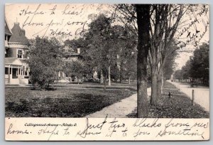 Teledo Ohio, O. - Collingswood Avenue Postcard 1907 UNDB