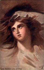 Lady Hamilton after Romney naT Gallery Series 2778 TUCK Vintage Postcard