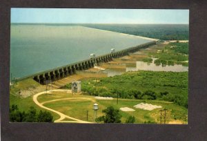 SC Santee Cooper project Dam Lake Marion nr Columbia South Carolina Postcard