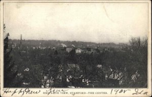Stamford Conn CT Bird's Eye View c1910 Vintage Postcard