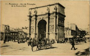 CPA MARSEILLE Arc de Triomphe de la Porte d'Aix (66698)