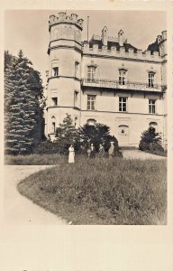 Starnberg Bavaria GERMANY~Berg Castle~REAL PHOTO POSTCARD