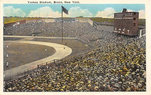 Yankee Stadium New York City, New York USA Baseball Unused 