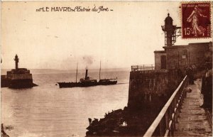 CPA Le HAVRE Entrée du Port (416191)