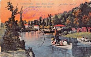 CONSTANTINOPLE TURKEY EAUX DOUCES d'ASIE-ARABIC WRITING-PAQUEBOT PSMK POSTCARD