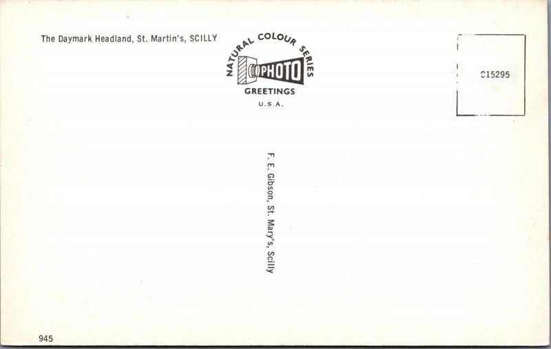 Cornwall Postcard - Scilly - The Daymark Headland, St Martin's RS31429