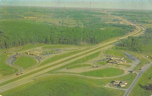 Twin Service Plaza Aerial View - Misc, Indiana IN