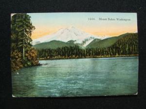Old Postcard:Mount Baker..Lake-Washington/WA View