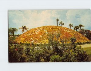 Postcard Geodesic Dome Busch Gardens Tampa Florida USA