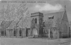 H5/ Douglas Arizona Postcard c1910 Episcopal Church Building