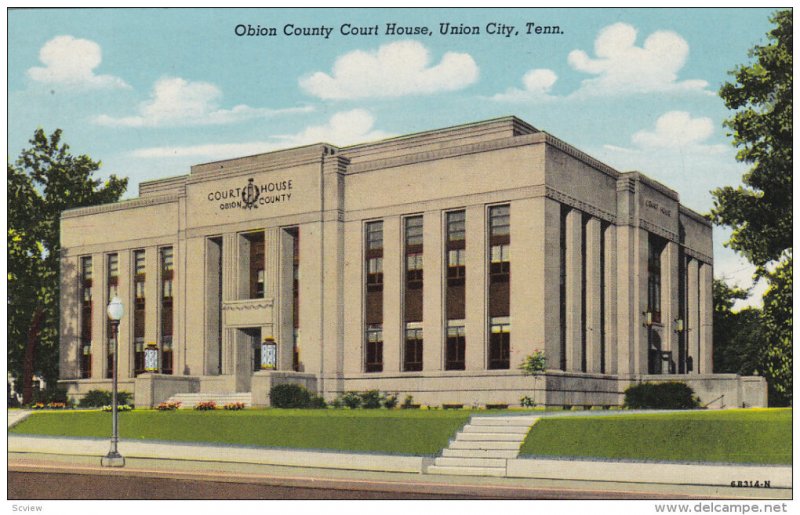 UNION CITY , Tennessee , 1930s ; Court House