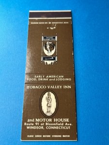 Matchbook Cover Tobacco Valley Inn & Motor House Windsor, Connecticut MB154