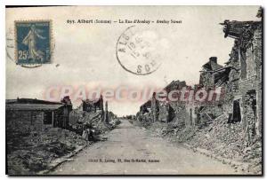 Postcard The Old Albert Rue D'aveluy
