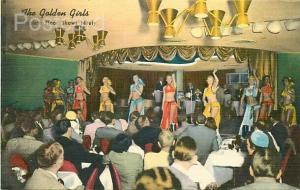 NV, Reno. Nevada, Golden Bank Casino, Gold Room, Colorpicture No. K7204