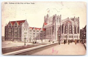 1914 College Campus Building Historical Architectural Landmark PostedPostcard