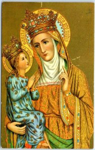 Postcard - St. Anne with Mary - Ste-Anne-de-Beaupré, Canada 