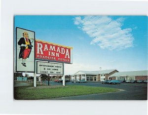 Postcard Ramada Inn Seekonk Massachusetts USA