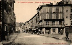 CPA BEDARIEUX La Rue de la Republique (686543)