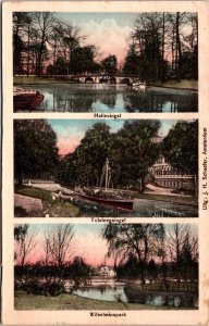 Netherlands Utrecht Maliesingel Tolsteegsingel Wilhelminapark Postcard 09.65