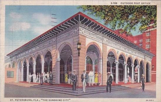 Outdoor Post Office Saint Peterburg Florida 1935