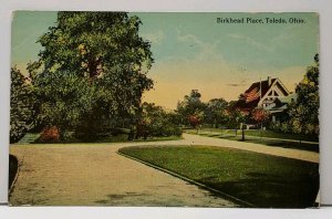 Toledo Ohio Birkhead Place 1915 to Galva Illinois Postcard F20