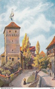 NURNBERG, Bavaria, Germany, 1900-1910s; Heideu Tower