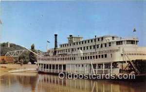 Stern Wheeler Mississippi River Steamboat Gordon C Greene Hannibal Missouri U...