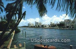 Hotel Row & Indian Creek - Miami Beach, Florida FL  