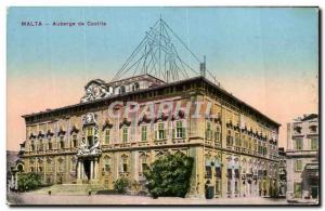 Postcard Old Malta Auberge de Castile