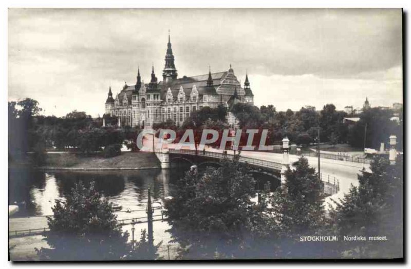 Postcard Old Stockholm Nordiska Museet