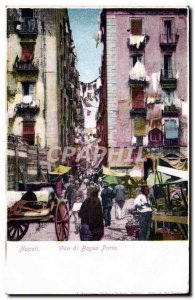 Italia - Italy - Italy - Naples - Napoli - Vico di Basso Porto - Old Postcard