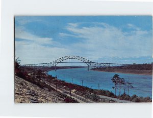 Postcard Sagamore Bridge Over The Cape Cod Canal Massachusetts USA