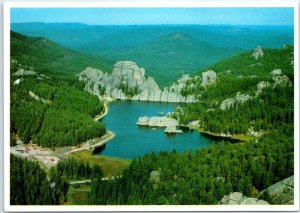 Postcard - Sylvan Lake - Black Hills, South Dakota