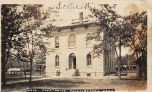 Real Photo Postcard Courthouse in Phillipsburg, Kansas~121665