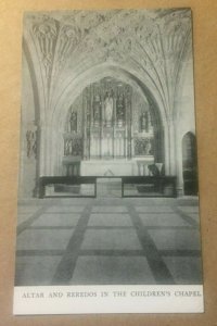 VINTAGE UNUSED PC CHILDREN'S CHAPEL WASH. CATHEDRAL MT SAINT ALBAN WASH. D.C.