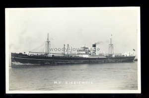 bf403 - Runciman Cargo Ship - Kirriemoor , built 1935 - postcard Feilden