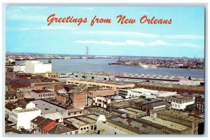 1971 Greetings From New Orleans Louisiana LA Posted French Quarter View Postcard