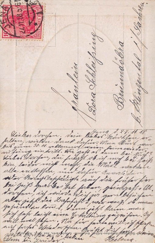 Bad Sulza Thuringia Germany~Bezerk II~1918 Tinted photo postcard