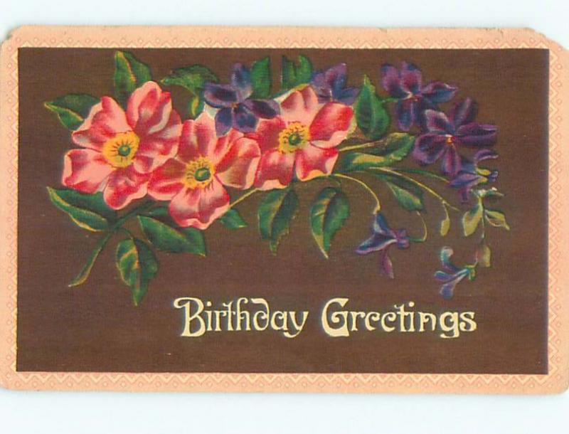 Divided-Back BEAUTIFUL FLOWERS SCENE Great Postcard AA2466