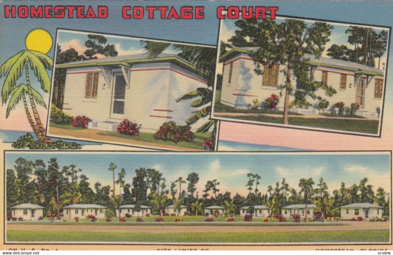 HOMESTEAD , Florida , 1930-40s ; Homestead Cottage Court