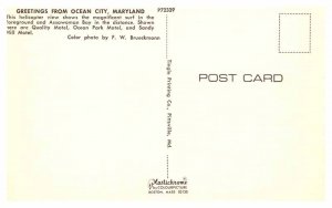 Postcard MOTEL SCENE Ocean City Maryland MD AQ3069