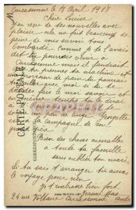 Old Postcard Carcassonne Le Chateau