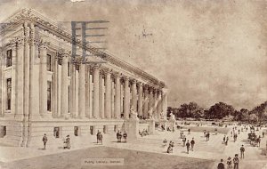 Public Library Denver CO USA Postcard