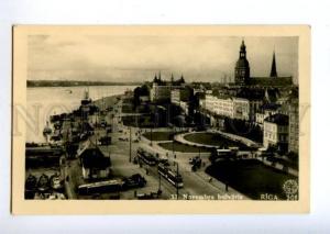 172917 LATVIA RIGA Novembra bulvaria Vintage photo postcard