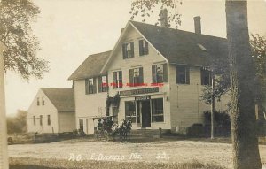 ME, East Dixfield, Maine, RPPC, Post Office & Store, Eastern Illustraing No 32