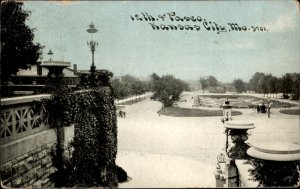 Kansas City Missouri 12th Street & Paseo c1900-20s Vintage Postcard