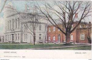 SIMCOE , Ontario , Canada , 10s-20s; Court House